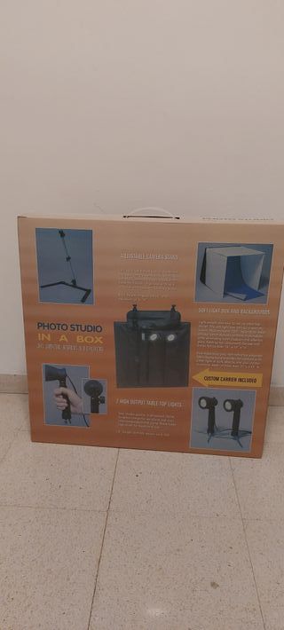 Set Iluminación Fotografía Pro Plegable