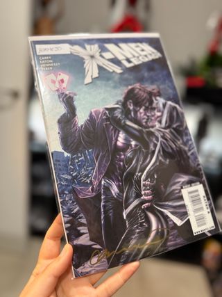 comic firmado cover lee bermejo x-men legacy #dire