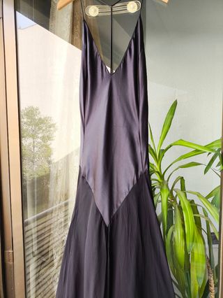 Vestido X Mango seda Victoria Beckham