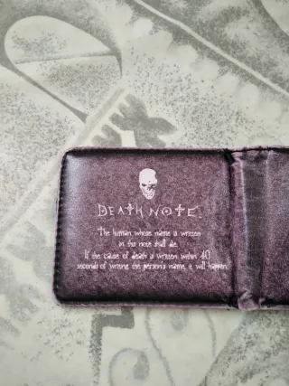 Cartera Death Note Morada