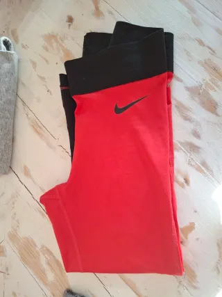 Mallas Nike Mujer Gym Rojas y Negras