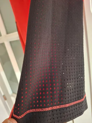 Mallas Nike Mujer Gym Rojas y Negras