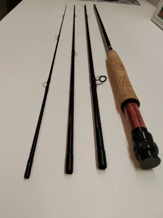 Caña de pesca a mosca