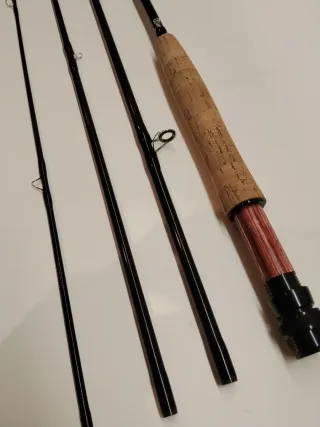 Caña de pesca a mosca