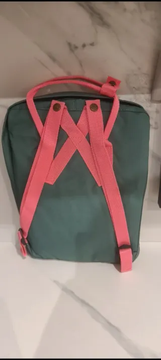 Mochila kankën Teal y Rosa