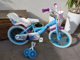 Bicicleta Frozen 16 con ruedines