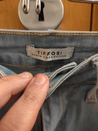 Calções Tiffosi ganga 8-10 anos