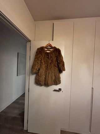 Chaquetón piel 3/4 manga 3/4