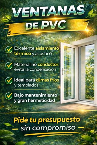 Ventanas de PVC: Aislamiento y Durabilidad