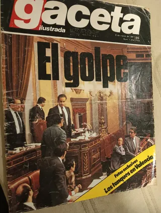 vendo revista gacela del golpe de estado.año 1981