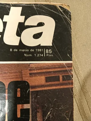 vendo revista gacela del golpe de estado.año 1981
