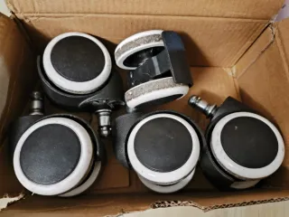 Ruedas para silla de oficina (pack 5)