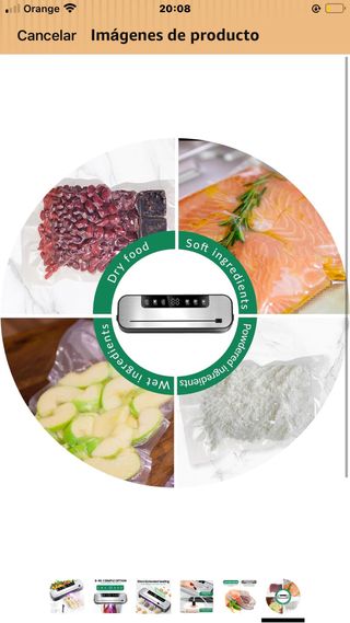 Envasadora al vacío profesional 6 en 1