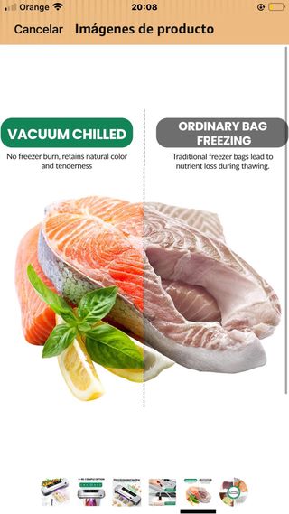 Envasadora al vacío profesional 6 en 1