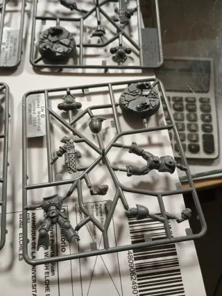 Warhammer 40K Space Marine Sprue × 5 unità