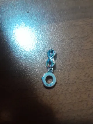Charm infinito multicolor e argento