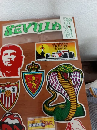 Lote pegatinas años 80