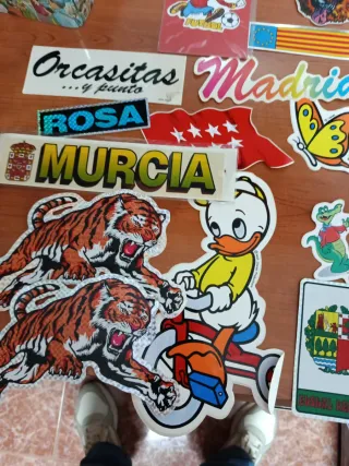 Lote pegatinas años 80