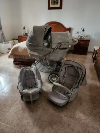 Silla de coche Bebecar gris