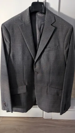 Traje Mango Tailored Gris chaqueta talla 50