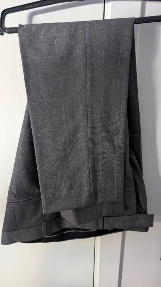 Traje Mango Tailored Gris chaqueta talla 50
