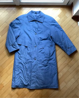 Trench vintage imbottito color carta da zucchero