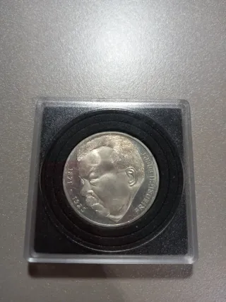 Moneda 5 Marcos Alemania 1975J (Ebert)