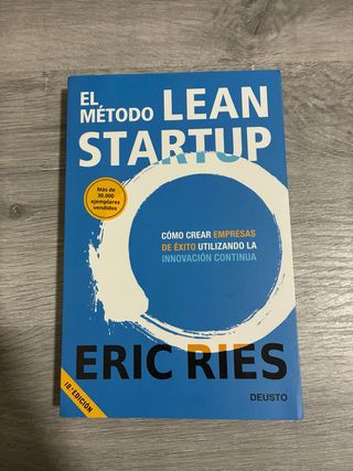 Libro El método Lean Startup de Eric Ries