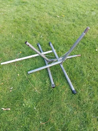 Hamaca de tela multicolor