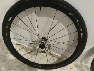 Ruedas carbono disco perfil 38.Dr well.