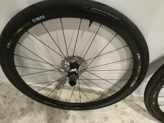 Ruedas carbono disco perfil 38.Dr well.