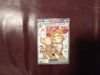 Carta Pokémon Arcanine EX 2023