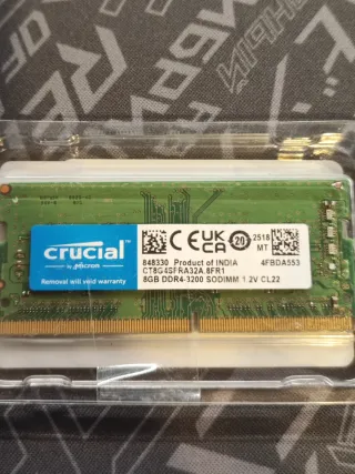 Crucial 8GB DDR4 3200MHz SODIMM