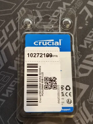 Crucial 8GB DDR4 3200MHz SODIMM