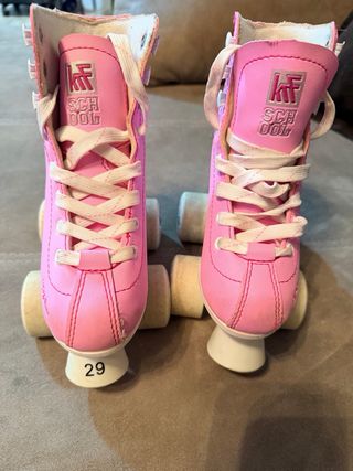 Patines rosas infantiles, numero 29,