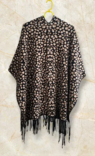 Poncho, capa, manta, estampado