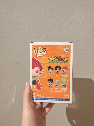 Funko Pop 1868 Super Saiyan God Vegeta