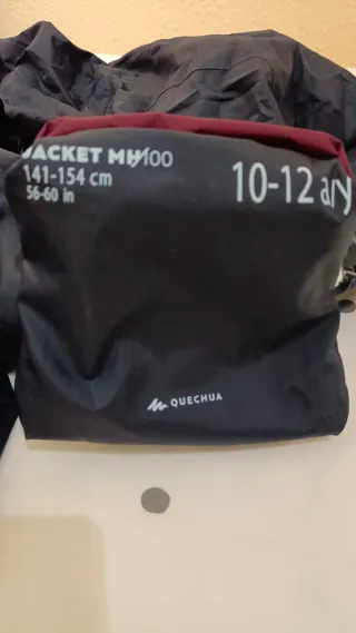 Chubasquero niña 10-12 años