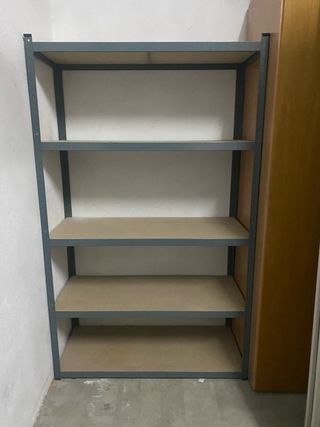 Estantería metálica de 5 baldas,