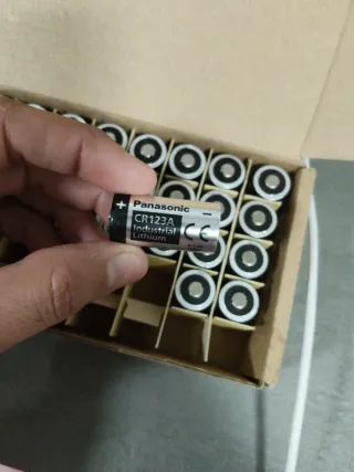 Batería Litio Panasonic CR123A 3V