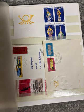 Album Raccoglitore Francobolli EX DDR