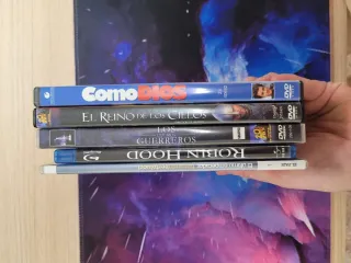 Lote 4 Películas Blu-ray y DVD