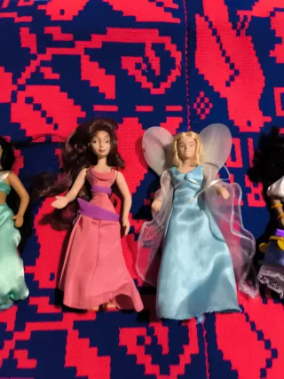 6 Muñecas Disney Porcelana