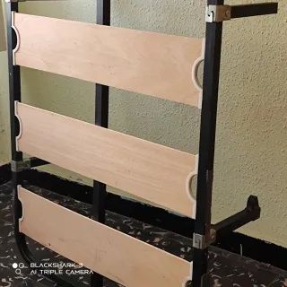 Somier de láminas madera de 90_190 ( 6 ) patas