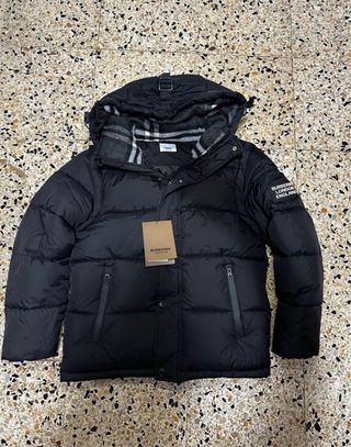 Chaqueta Burberry Negra Puffer