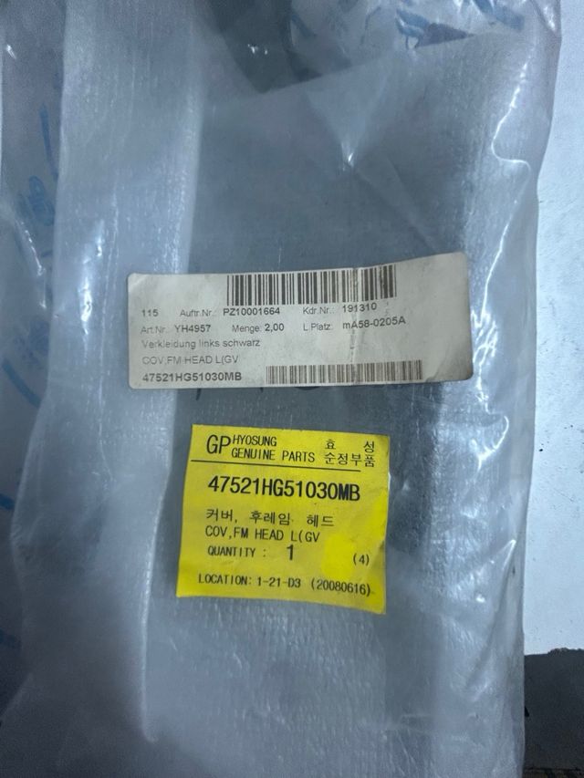 Embellecedor Izq Hyosung GV250 Aquila