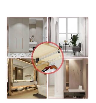 Barra Ropa Armario Extensible 35cm