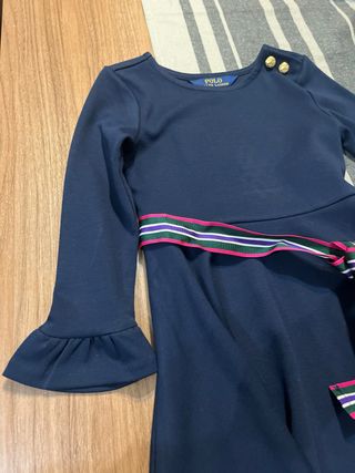 Vestido Polo Ralph Lauren niña azul