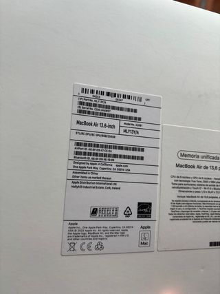 MacBook Air M2 - 96% di salute batteria