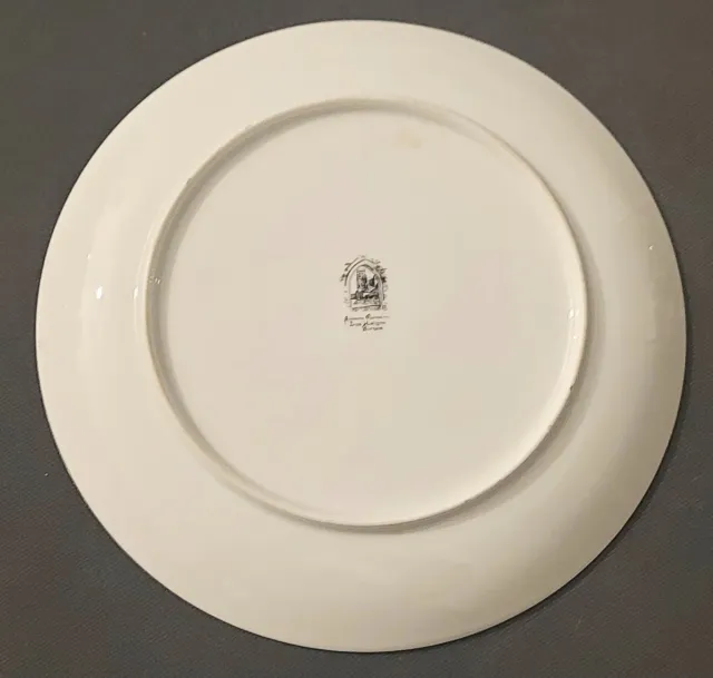Plato Porcelana Artesanía Monasterio  las Huelgas